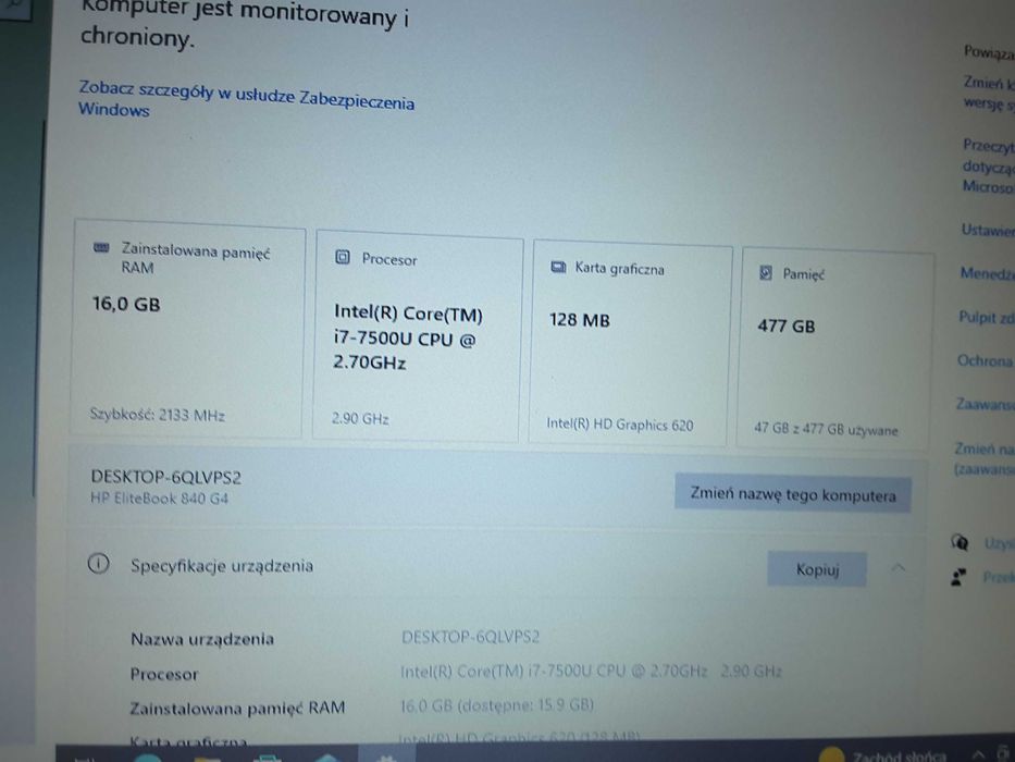 laptop EliteBook 840 G4