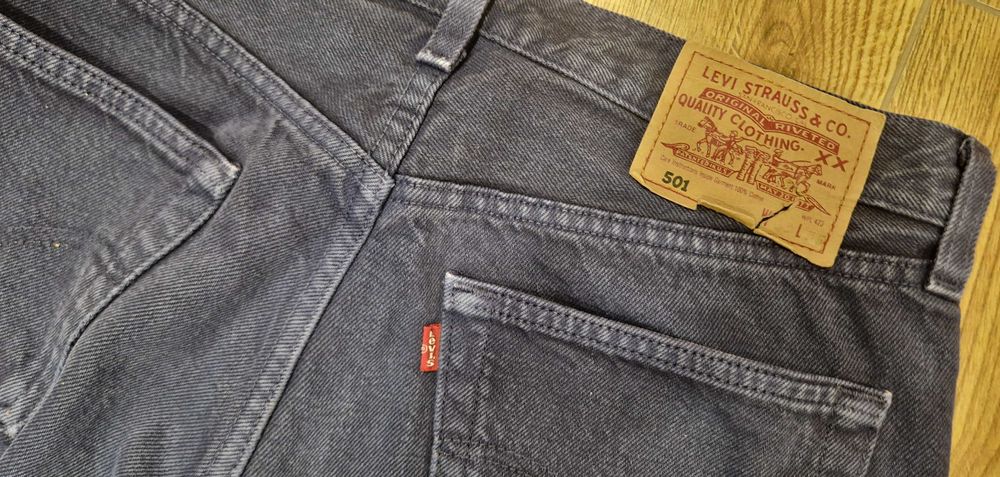 Spodnie męskie jeans Levis 501 W33L36