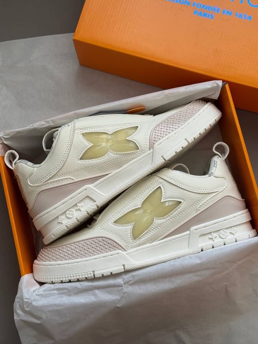 Новинка! Кросівки Louis Vuitton Skate Sneakers White Beige•Луї Віттон(білі) Скейт,louis vuitton