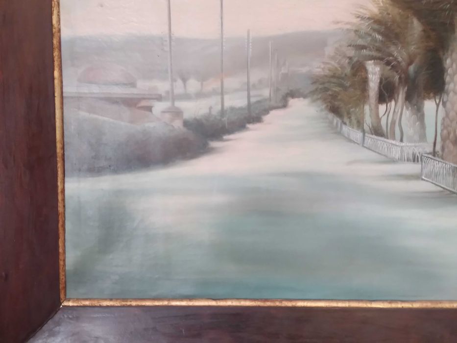 PAŁACOWY ANTYK - Bardzo Duży Obraz z XIX wiek - 1897 rok sygnowany