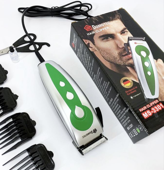 Машинка для стрижки с комплектом. Машинка для стрижки волосся