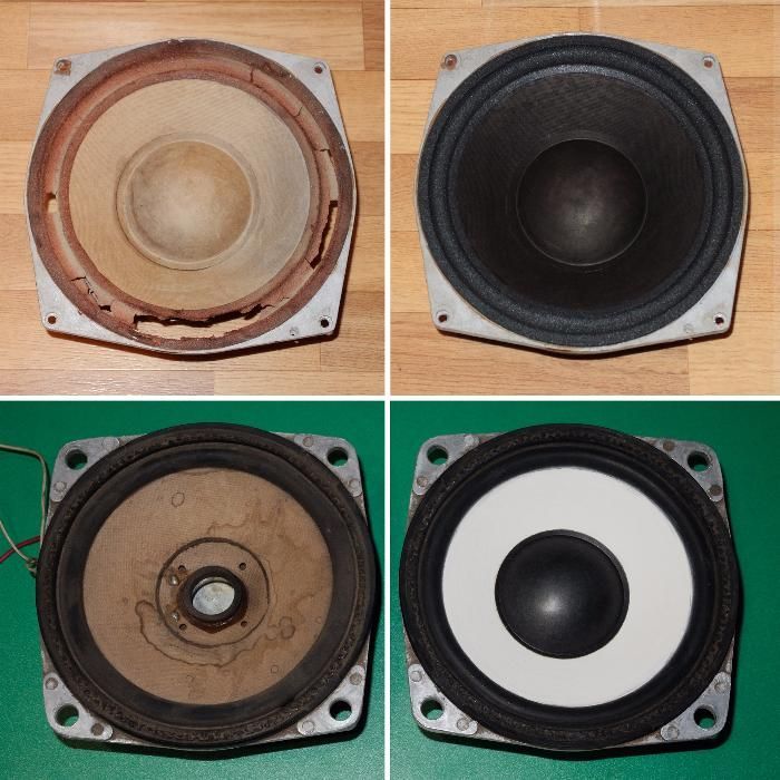 Качественный ремонт динамиков, сабвуферов. Реставрация, перемотка.