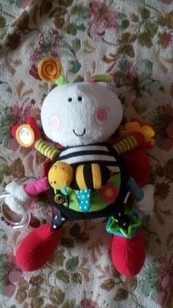 Развивающая игрушка - божья коровка, мягкая