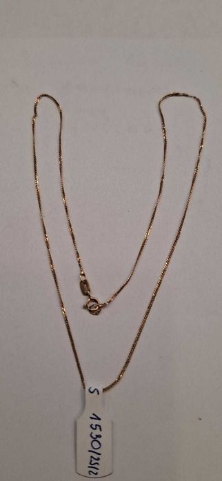 Łańcuszek złoty 14 k 0,84 g. 40 cm - Madej Gorlice Mickiewicza -