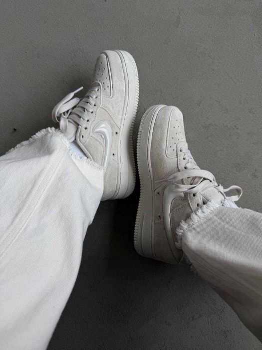 !ТОП! Nike Air Force 1 ‘07 Wolf Grey Suede | 36 37 38 39 40 41 42 43