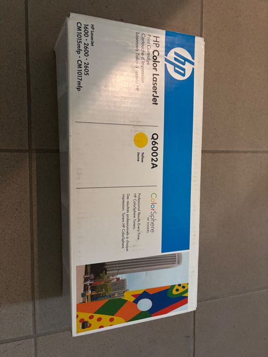 Toner HP Color Laser jet Q 600A jellow Oryginalny