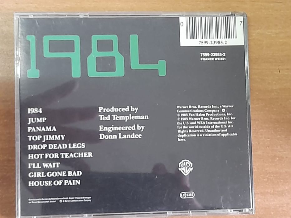 CD Van Halen "1984"