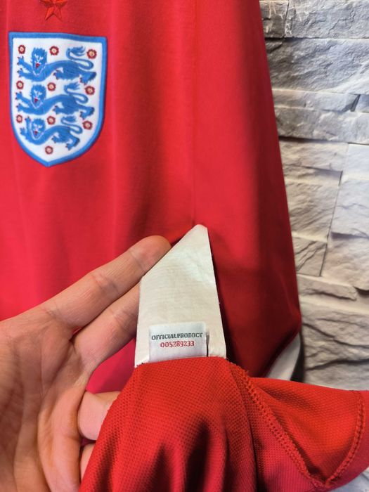 Koszulka Piłkarska Jersey Umbro Anglia Reprezentacja Vintage