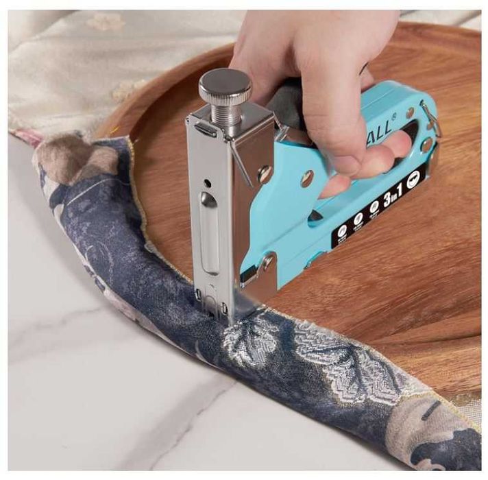 Zszywacz ręczny 3 w 1 Shall + komplet zszywek