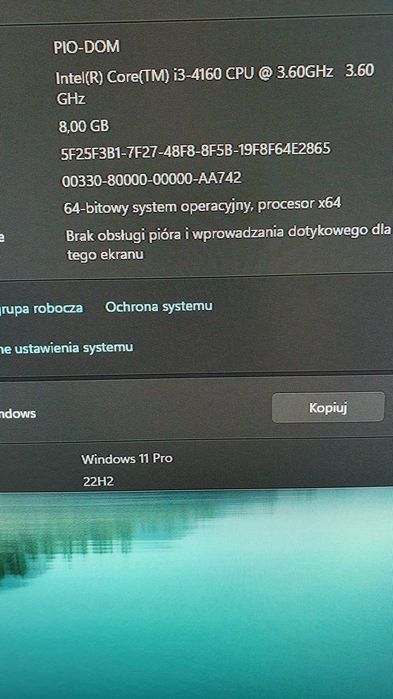 Komputer HP ProDesk G1