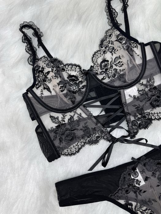 Розкішний мереживний комплект білизни | Premium quality