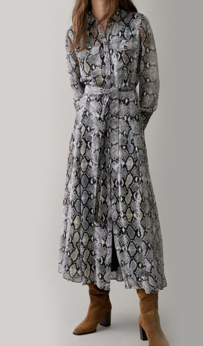 Vestido animal print Massimo Dutti