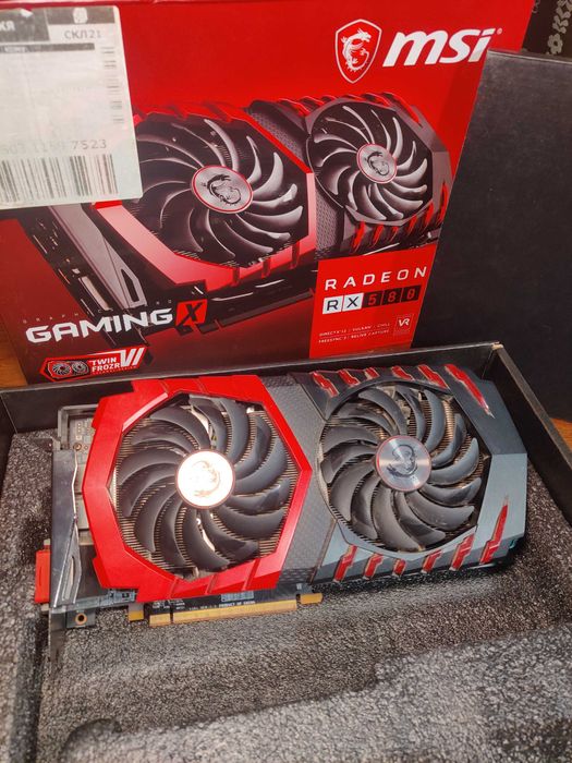 Видеокарта MSI Gaming X RX580 8Gb