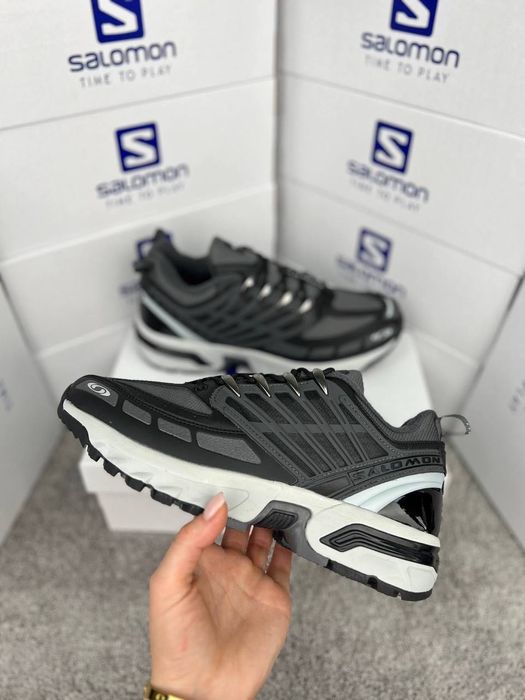 ХІТ СЕЗОНУ! Salomon ACS Pro GTX Grey Black White 41 42 43 44 45 46 акс