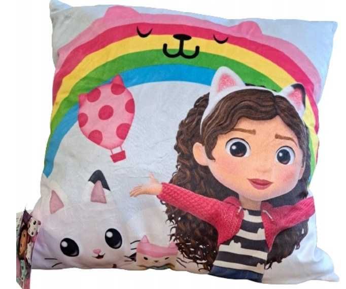 Poduszka Przytulanka KOCI DOMEK GABI Gabby's Dollhouse Carbotex 40x40 cm