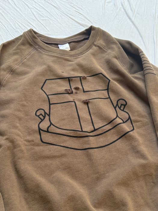 Number (N)ine 01SS Shield Longsleeve in Brown