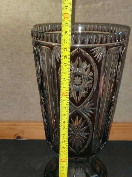 Jarra de cristal overlay português