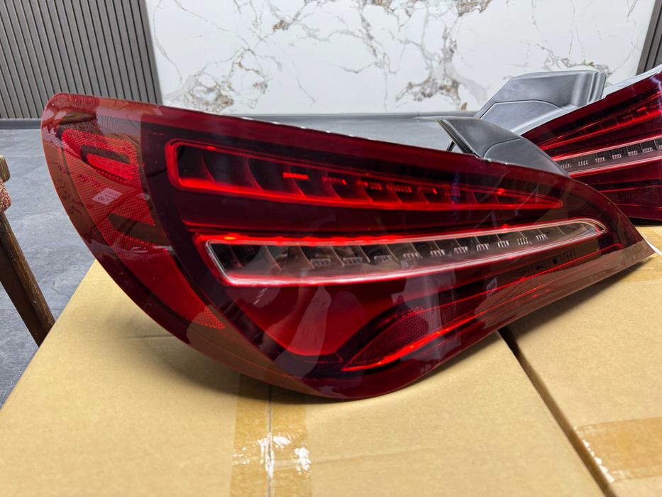 Задние фонари на Mercedes CLA C117 w117 led европа рестайлинг оптика мерседес стопи цла 117 рест Стопы