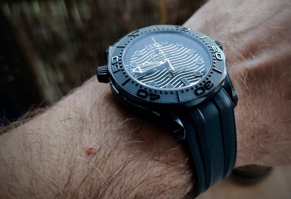 Omega Seamaster Ceramic Black Black