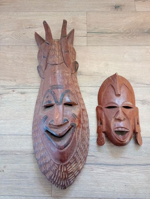 Maska maski drewniane rzeźba drewno afrykańska
