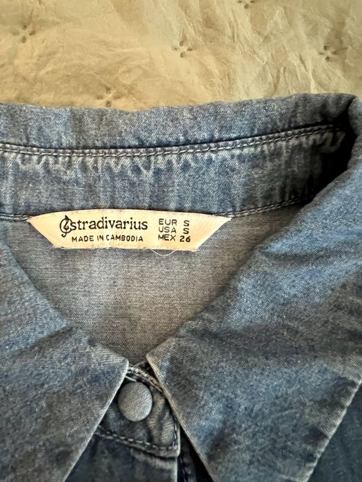 Blusa de senhora tamanho S de ganga fina