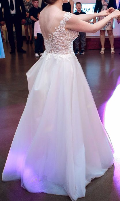 suknia ślubna Ivory S/M piękna i lekka