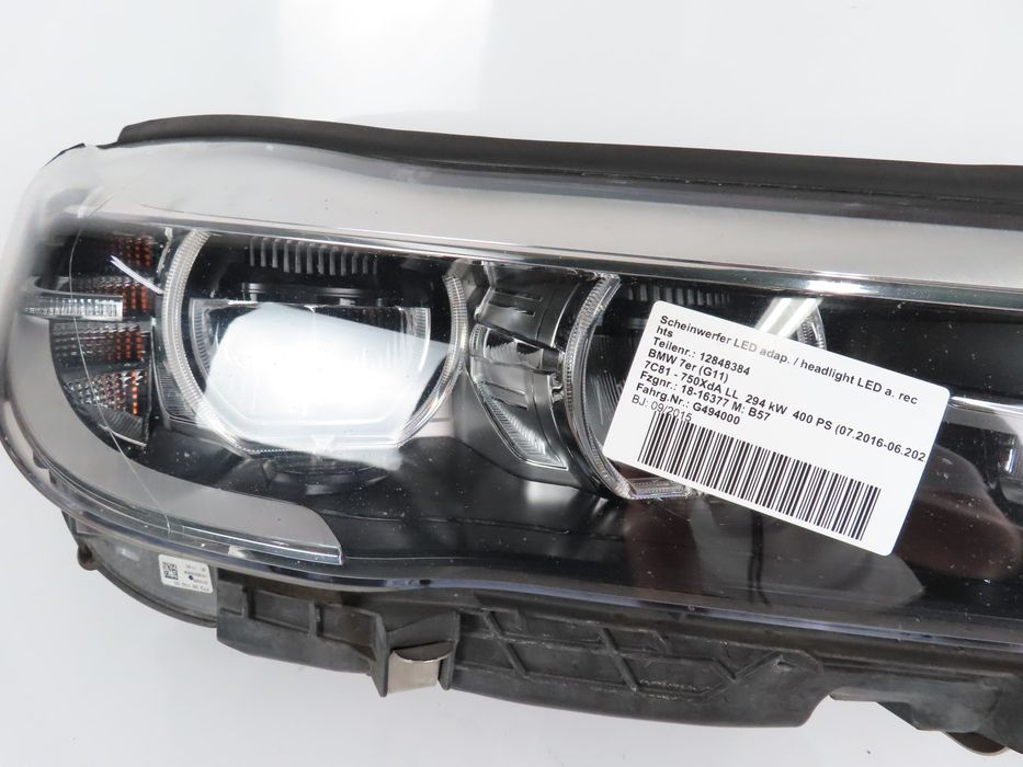 Conjunto Faróis Led Bmw 7 Ref: 63117408715 / 63117408716