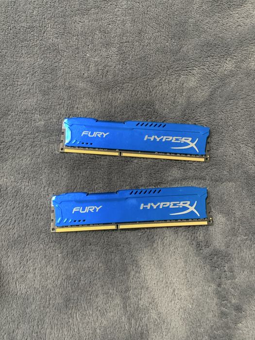 Оперативная память HyperX Fury по 8 gb ddr3