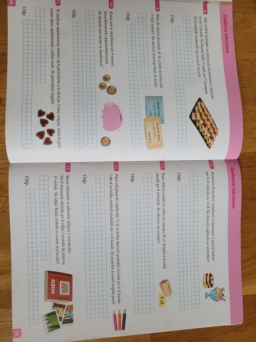 Liczenie klasa 3 Kalejdoskop ucznia