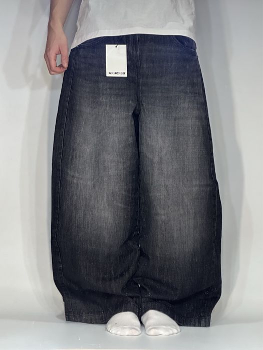 Bershka Mega Baggy Skater Jeans Jnco джинси бершка мега беггі скейтер