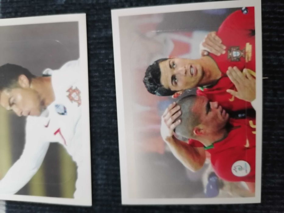 Cromos Ronaldo e Eusébio - Portugal