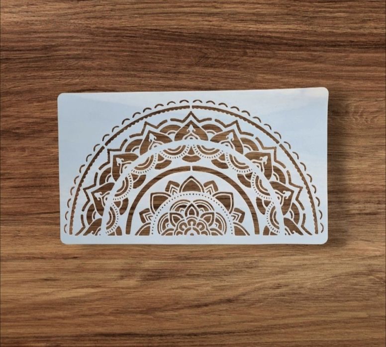 Szablon Mandala (wzór 40x35cm szablon 20x35cm ) malarski, DIY - Nr L13