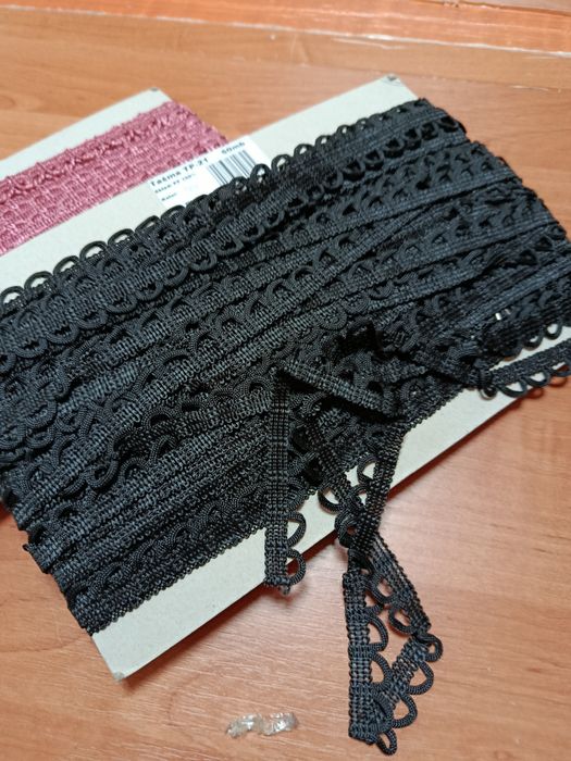 Taśma ozdobna 10m. do ozdabiania firan, zasłon, poduszek