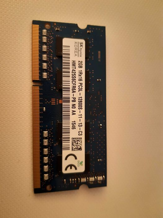 SK hynix, RAM DDR3 1600Mhz 2Gb, оперативная память для ноутбука.