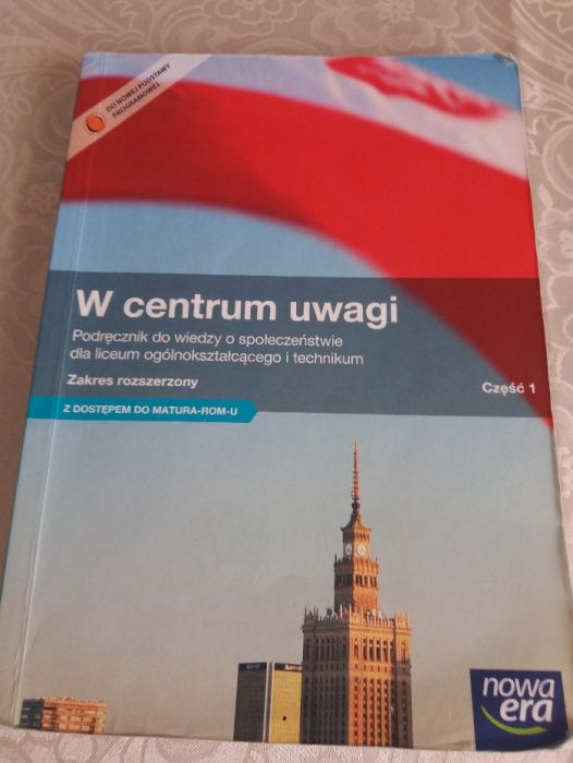 Podręcznik do wiedzy o społeczeństwie dla liceum i technikum
