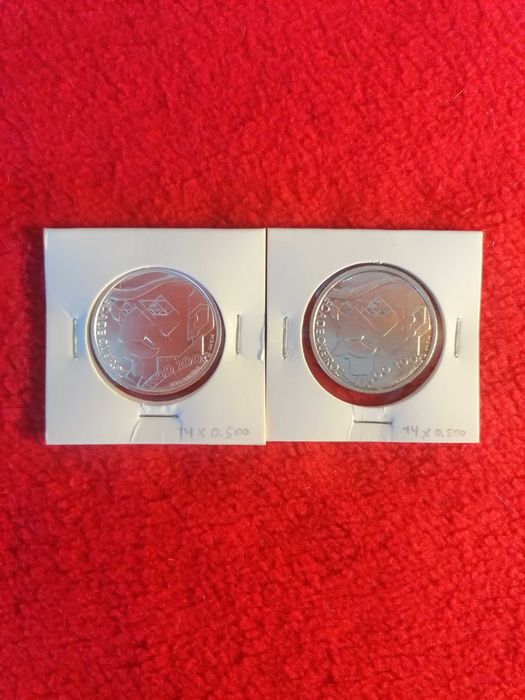 Moedas 500$ Escudos Prata 1995/01 Comemorativas