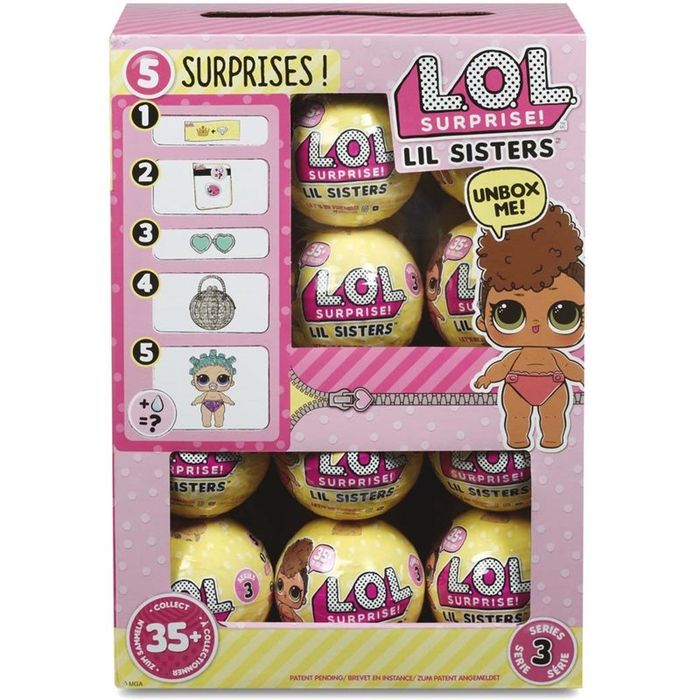 ЗОЛОТЫЕ ШАРЫ lol Surprise LIL SISTERS 3 season GOLD лол сюрприз 4S lil