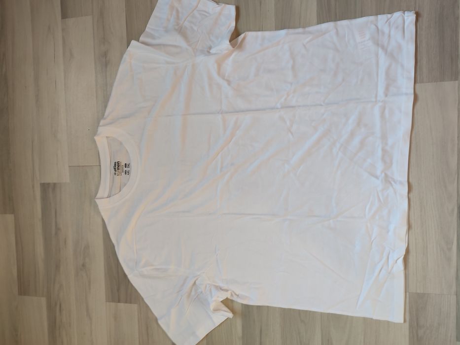 Nowe Koszulki atlasformen 3XL/4XL 4 sztuki białe i szare