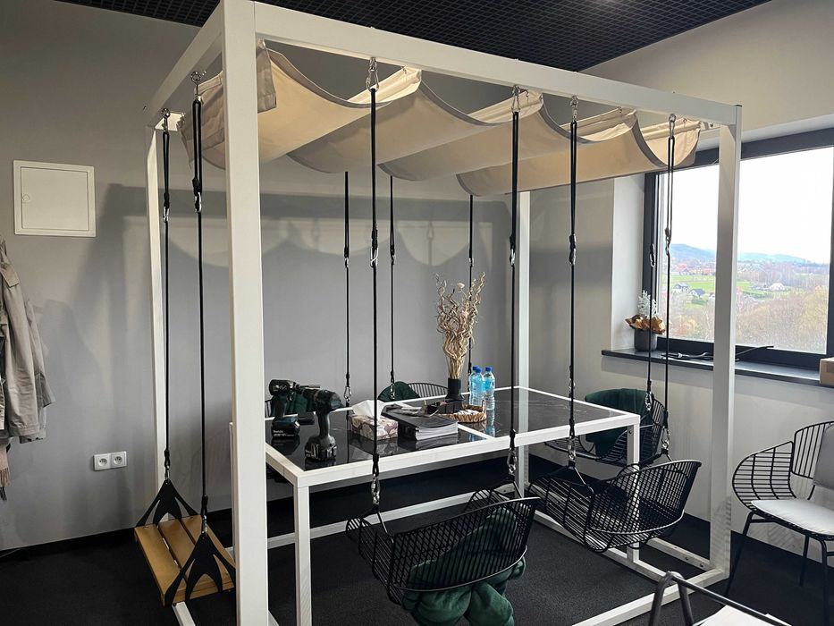 Dach rzymski materiałowy roleta zewnętrzna tarasowa do pergoli