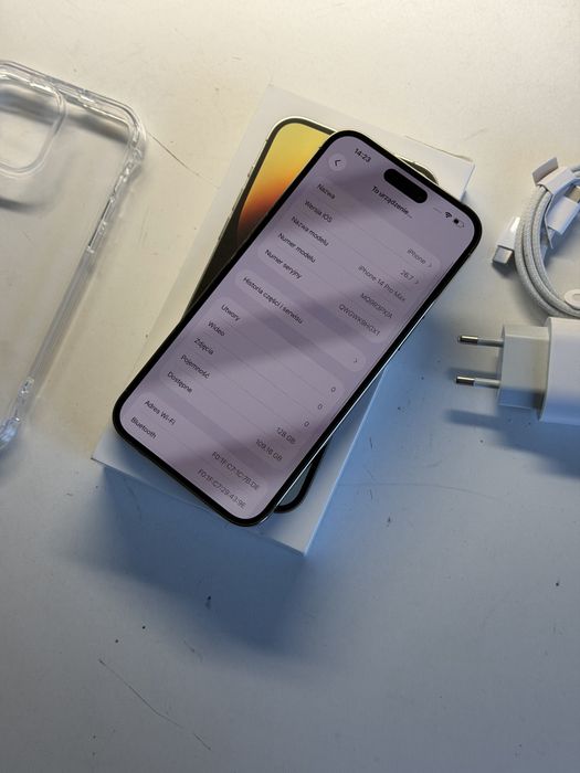 iPhone 14 Pro Max 128gb złoty bateria 100% komplet