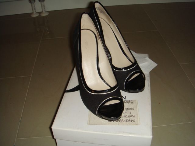 buty Nine West na koturnie granatowe rozm. 36