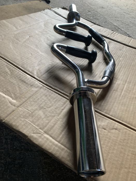 NOWY Gryf łamany biceps triceps 2w1 olimpijski silownia sztanga