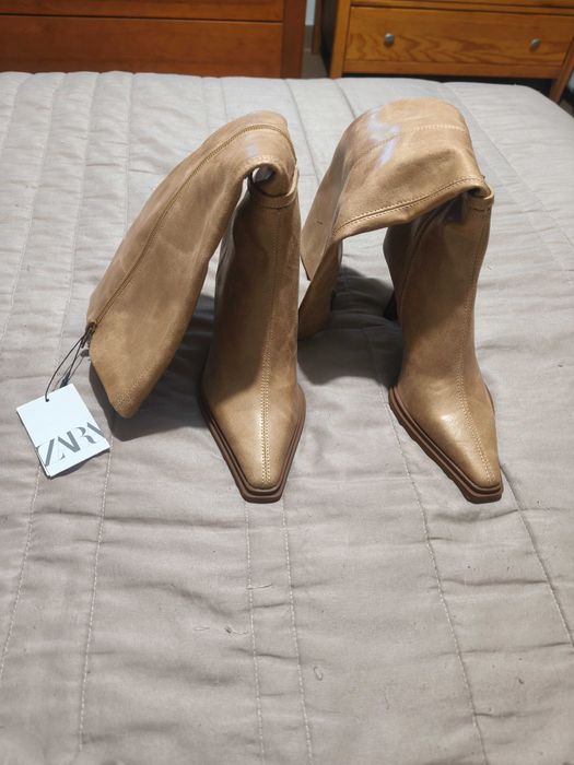 Bota Zara salto fino