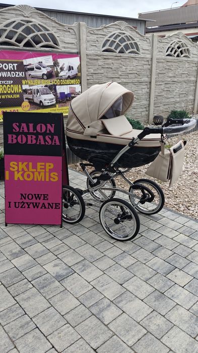 Nowy wózek 2w1, retro, Sklep -Komis SALON BOBASA