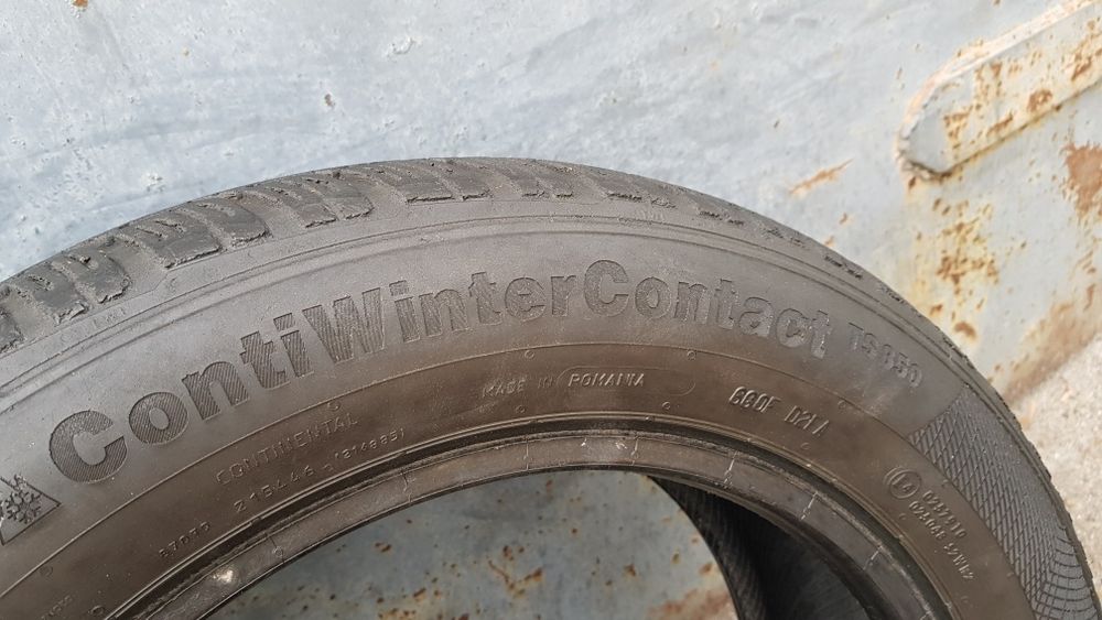 Зимние шины Continental 205/55/16 комплект 5-5.5мм