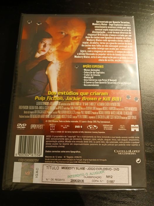 DVD Modesty blaise