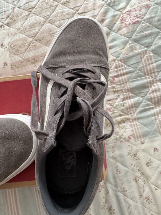 Vans cinzentas tamanho 40 em caixa excelente estado