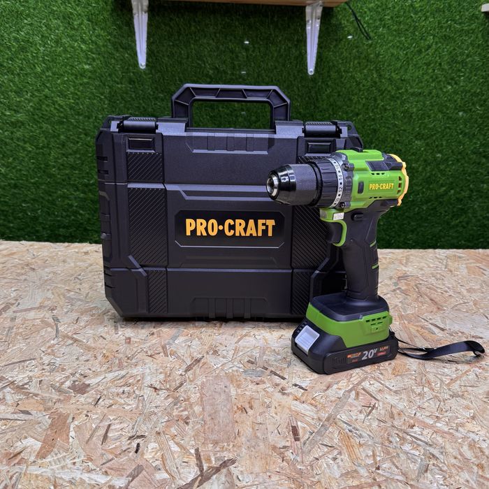 Шуруповерт аккумуляторний Procraft PA18LiH 13мм патрон