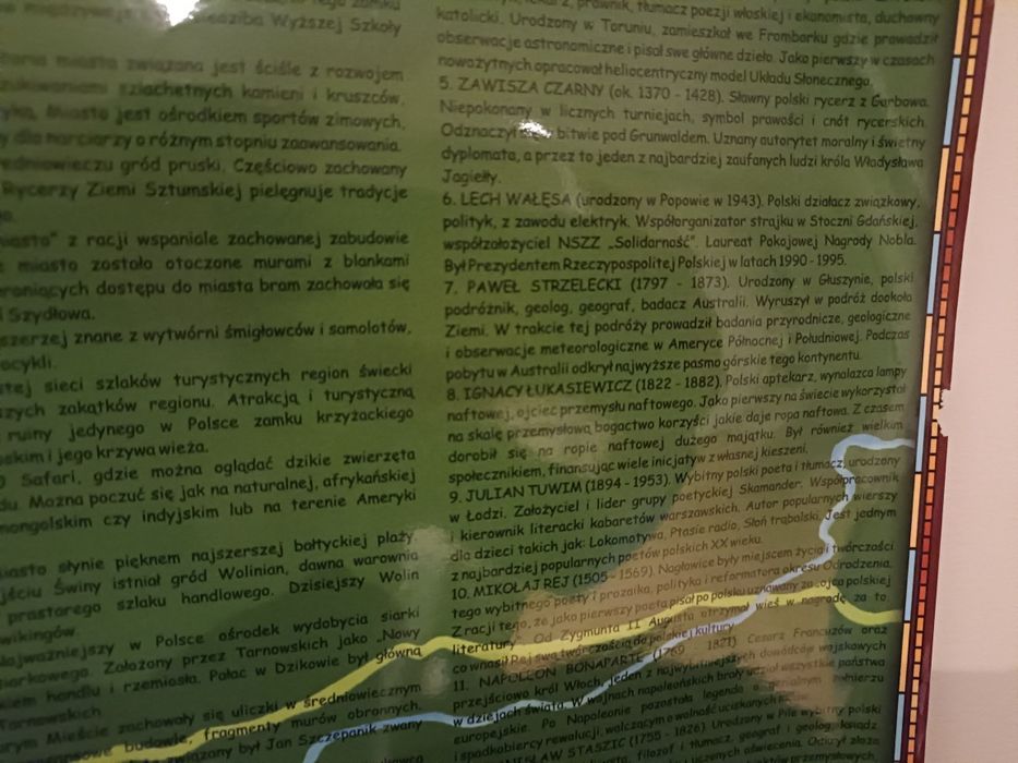 Mapa ścienna dla dzieci