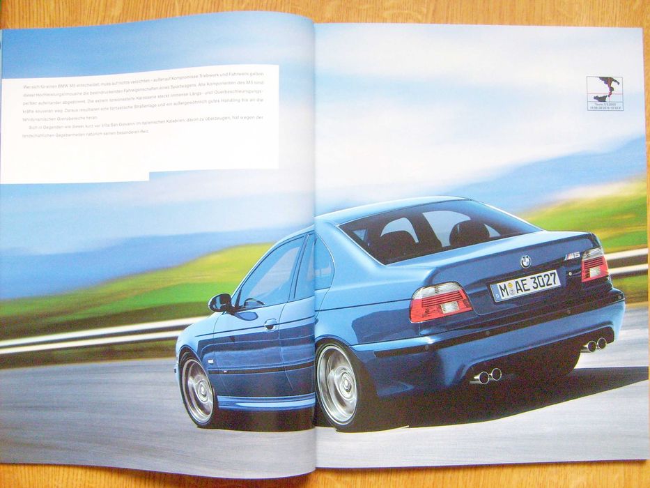 BMW M-Power 2000 prospekt 36 str., stan BDB / M3 E46, M5 E39, MRoadster & MCoupe  *przesyłka GRATIS